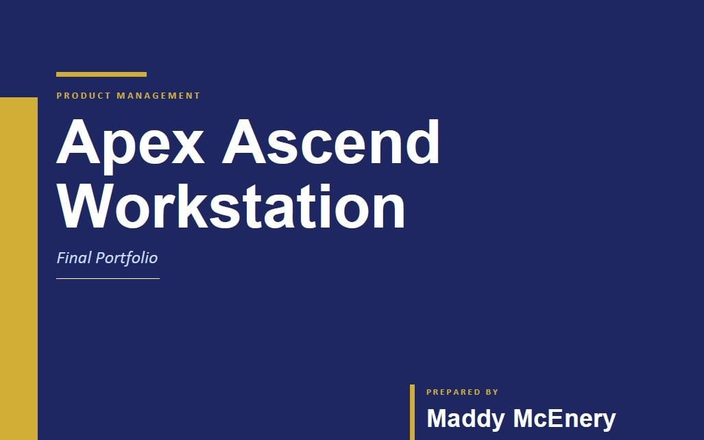 The cover of the AAW Product Concept deck — an advisor desktop concept.